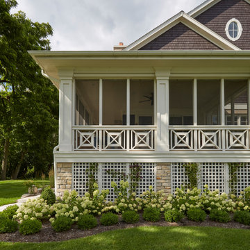 Exterior Trim Detailing on Screen Porch