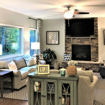Ellicott City residence- Family room Interior Design
