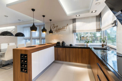 Inspiration for a contemporary home design remodel in Other