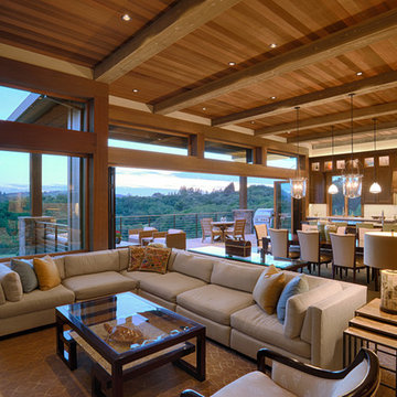 Hillside Remodel great room