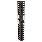 Wine Racks America - 2 Column Display Row Wine Cellar Kit, Redwood, Black/Satin Fi - Make your best vintage the focal point of your wine cellar. High-reveal display rows create a more intimate setting for avid collectors wine cellars. Our wine cellar kits are constructed to industry-leading standards. You'll be satisfied. We guarantee it.