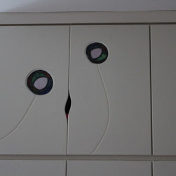 Wardrobe with stained glass - Armoires And Wardrobes
