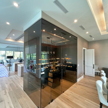 Modern Wine Cellar That's Efficiently Cooled
