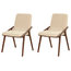 Veneto Ash Dining Chairs, Set of 2