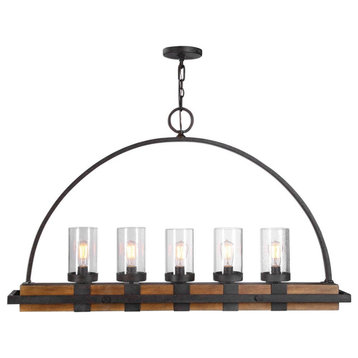 Atwood, 5-Light 51" Linear Pendant by Kalizma Home