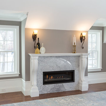 Candy Hill Master Bedroom Gas Fireplace