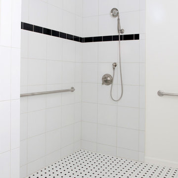 ADA Compliant Bathroom With Wheelchair Accessible Shower