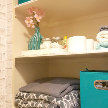 Linen Closet/Laundry Room Organization