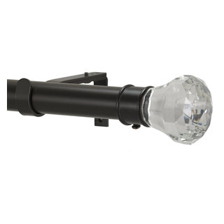 Digital Non-Telescoping Curtain Rod, 120'' - Transitional - Curtain ...