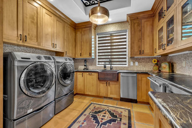 Design ideas for a laundry room in Other.