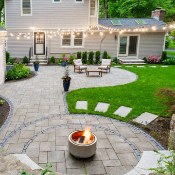 Circular Fireside Garden - Wellesley, MA