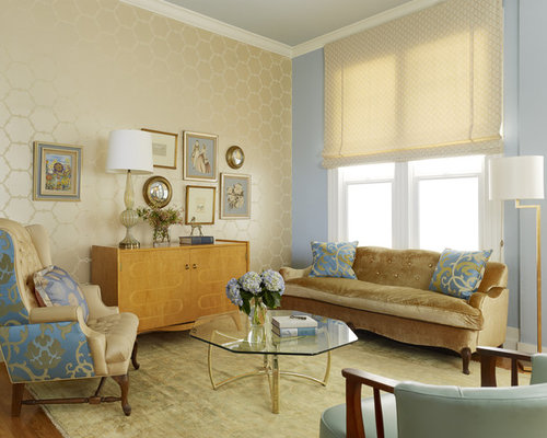 Gold And Blue Living Room Ideas, Pictures, Remodel and Decor