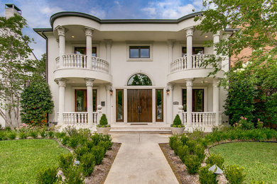 Home design - mediterranean home design idea in Dallas