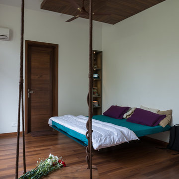 Cantilivered Bed and Teak Swing