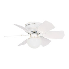 Vortex Hugger- LED Collection 30" Ceiling Fan White White/Whitewash Blades