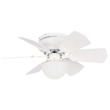 Litex BRC30WW6L Vortex Hugger - 30" Single Light LED Ceiling Fan