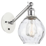 Innovations Lighting - Innovations Lighting 317-1W-WPC-G362 Waverly, 1 Light Small Wall In Indu - The Small Waverly 1 Light Sconce is part of the BaWaverly 1 Light Smal White/Polished ChromUL: Suitable for damp locations Energy Star Qualified: n/a ADA Certified: n/a  *Number of Lights: 1-*Wattage:100w Incandescent bulb(s) *Bulb Included:No *Bulb Type:Incandescent *Finish Type:White/Polished Chrome
