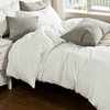 White Linen Duvet Cover, Natural Linen