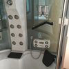 Whirlpool Corner Bathtub Shower 59.05" x 59.05" with Heater - Montecarlo