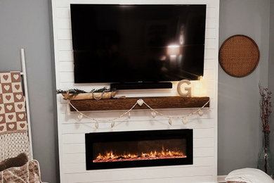 Inspiration for a living room remodel in Other