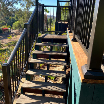 Poway aluminum railing installation