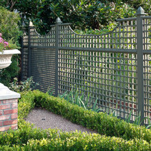 Fence Along Hedge