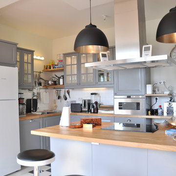L'ilôt central de la cuisine américaine