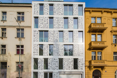 HI-MACS® setzt die poetische Fassade der Bieblova-Apartments