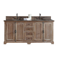 driftwood weathered wood finish 5-pak bathroom vanities | houzz driftwood weathered wood finish 5-pak bathroom vanities | houzz