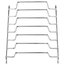 SinkSense GridLogic Latch-On Grid Sink Organizer, 6-Plate, Stainless Steel