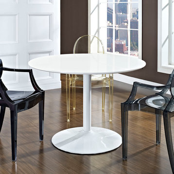 Rostrum Dining Table, White