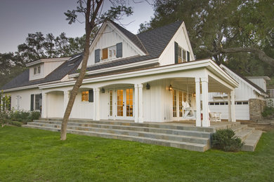 Inspiration for a timeless exterior home remodel in Santa Barbara