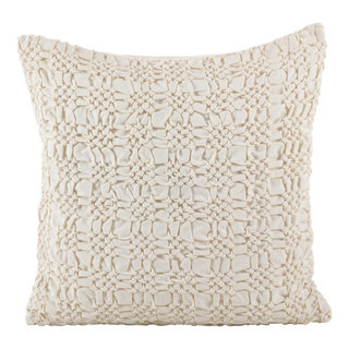 Loloi White 13x35 Rectangular Throw Pillow