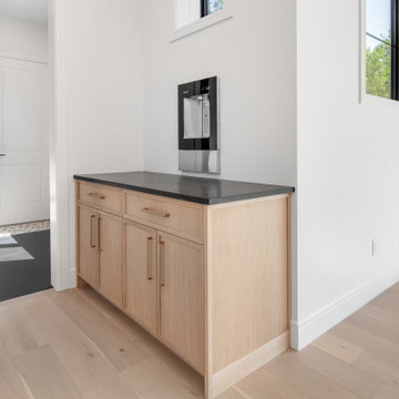 Sherwood Park Custom Home - Rift Cut White Oak with Natural Lacquer