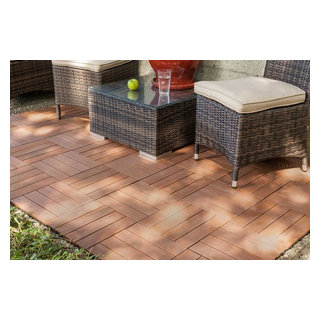 Kontiki Interlocking Deck Tiles - Composite QuickDeck Series - Ipe / 12 ...
