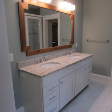 master bathroom sinks/vanity