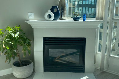 Example of a living room design in San Diego