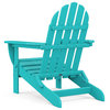 Polywood Classic Folding Adirondack Chair, Aruba