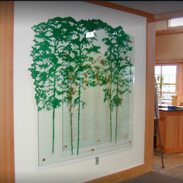 Glass Logos & Donor Walls