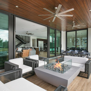 75 Most Popular Affordable Balcony With A Fire Feature Design
