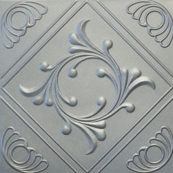 R 02 Styrofoam Ceiling Tile 20x20 - Silver - Ceiling Tile