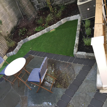 Somerville irregular flagstone patio