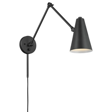 Sylvia 9" Wall Sconce in Black