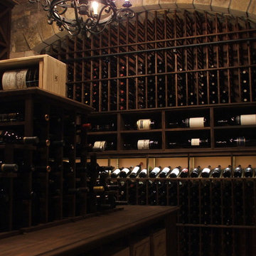 Individual Wine Racks with Vertical Display Cabinet
