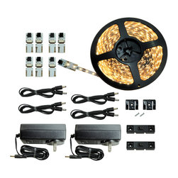 NEW Cut and Connect Series: Super Bright Flexible Strip 12M Kit in Warm White - Undercabinet Lighting