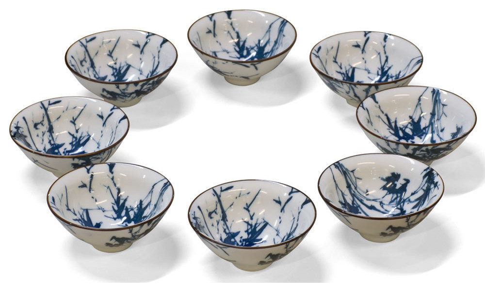 Chinese Light Green Birds Graphic Porcelain Handmade Tea Cup 6 pieces Set ws593S Chinese Light Green Birds Graphic Porcelain Handmade Tea Cup 6 pieces Set ws593S