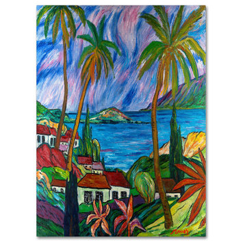 'Tropical Paradise' Canvas Art by Manor Shadian