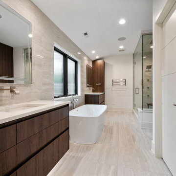 Custom Minimalist Master Bath