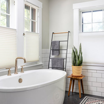 Eclectic Bathrooms Remodel in Ann Arbor, Michigan