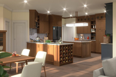 Inspiration for a craftsman home design remodel in Atlanta